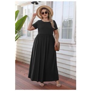 NWOT Black Maxi Dress